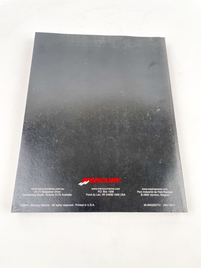 2011 Mercury 200 OptiMax Jet Drive Service Manual 90-8M0050731