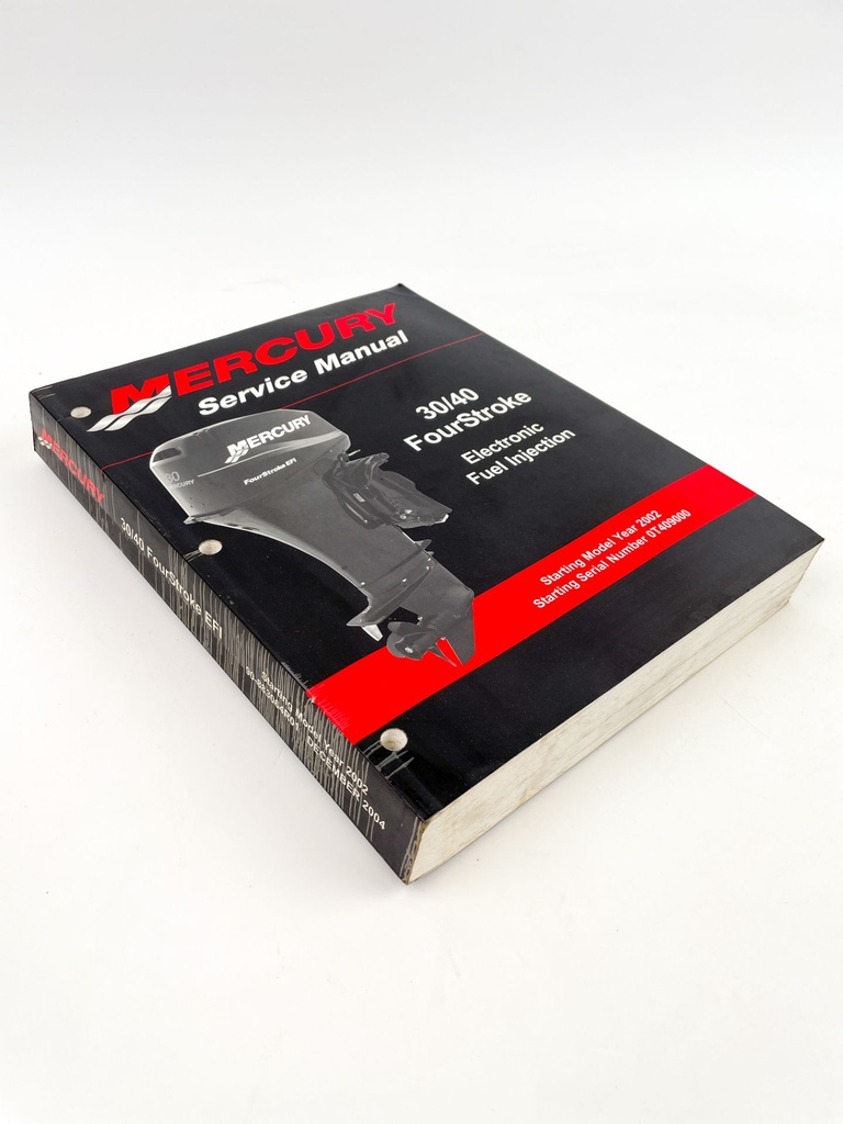 2002-04 Mercury Outboard 30/40 FourStroke EFI Service Manual 90-883064R01