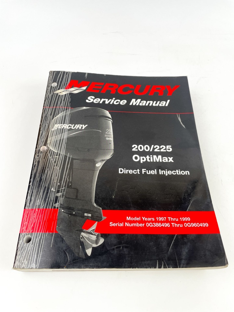 2002 Mercury Outboard 200/225 OptiMax DFI Service Manual P/N 90-855348R02