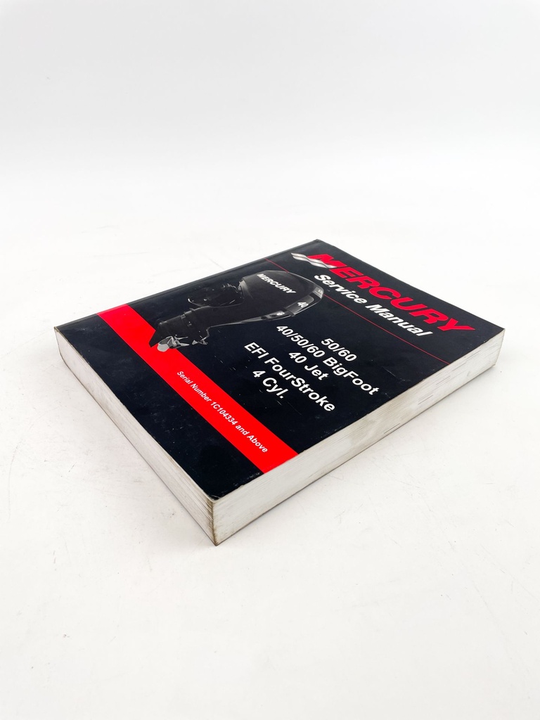 2010 Mercury 40/50/60 BigFoot 40 Jet EFI 4-Stroke 4 Cyl Service Manual 90-866917