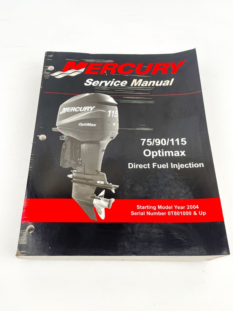Starting Model Year 2004 Mercury 75/90/115 Optimax Service Manual 90-889785