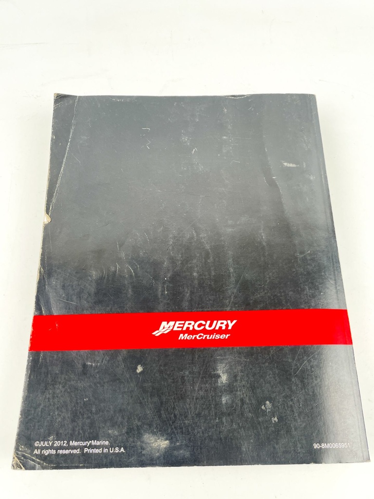 2012 Mercury MerCruiser #14 Alpha Sterndrives Gen II Service Manual 90-8M0065951