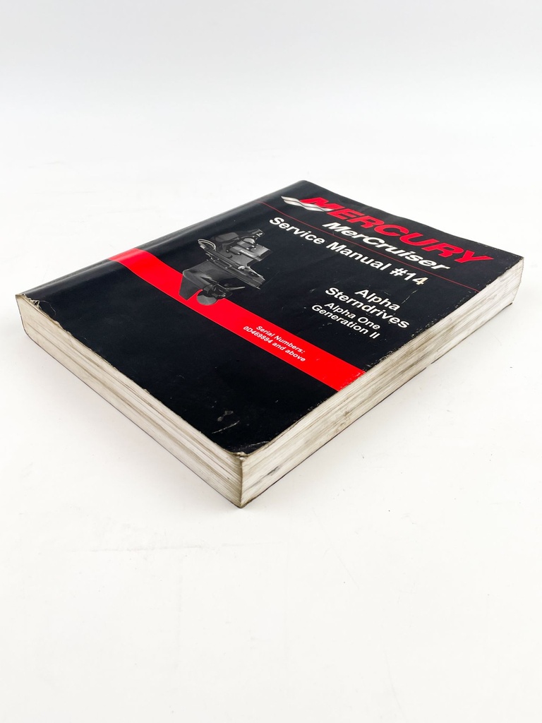 2012 Mercury MerCruiser #14 Alpha Sterndrives Gen II Service Manual 90-8M0065951