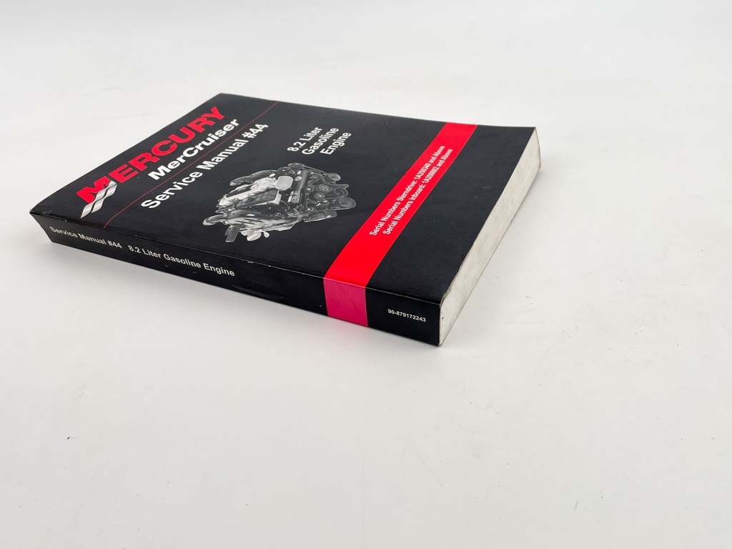 Mercury MerCruiser Service Manual # 44 8.2L Gasoline Engine 90-879172243
