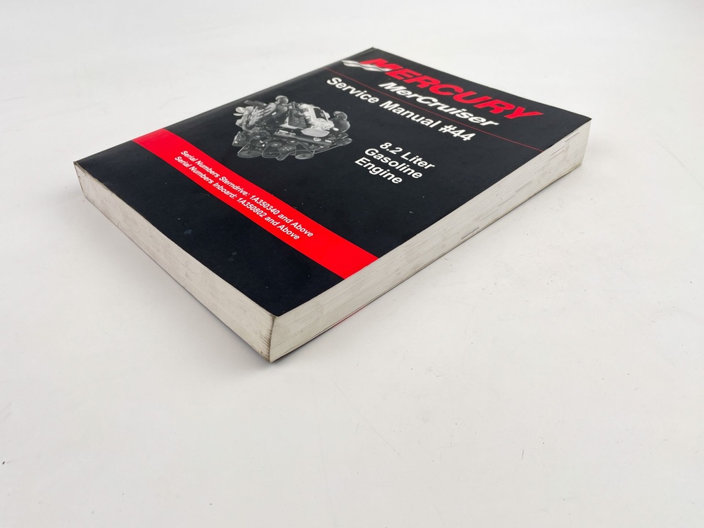 Mercury MerCruiser Service Manual # 44 8.2L Gasoline Engine 90-879172243