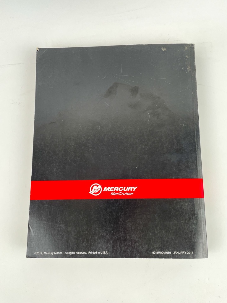 2014 Mercury MerCruiser #43 4.3Liter Gasoline Engine Service Manual 90-8M0041669