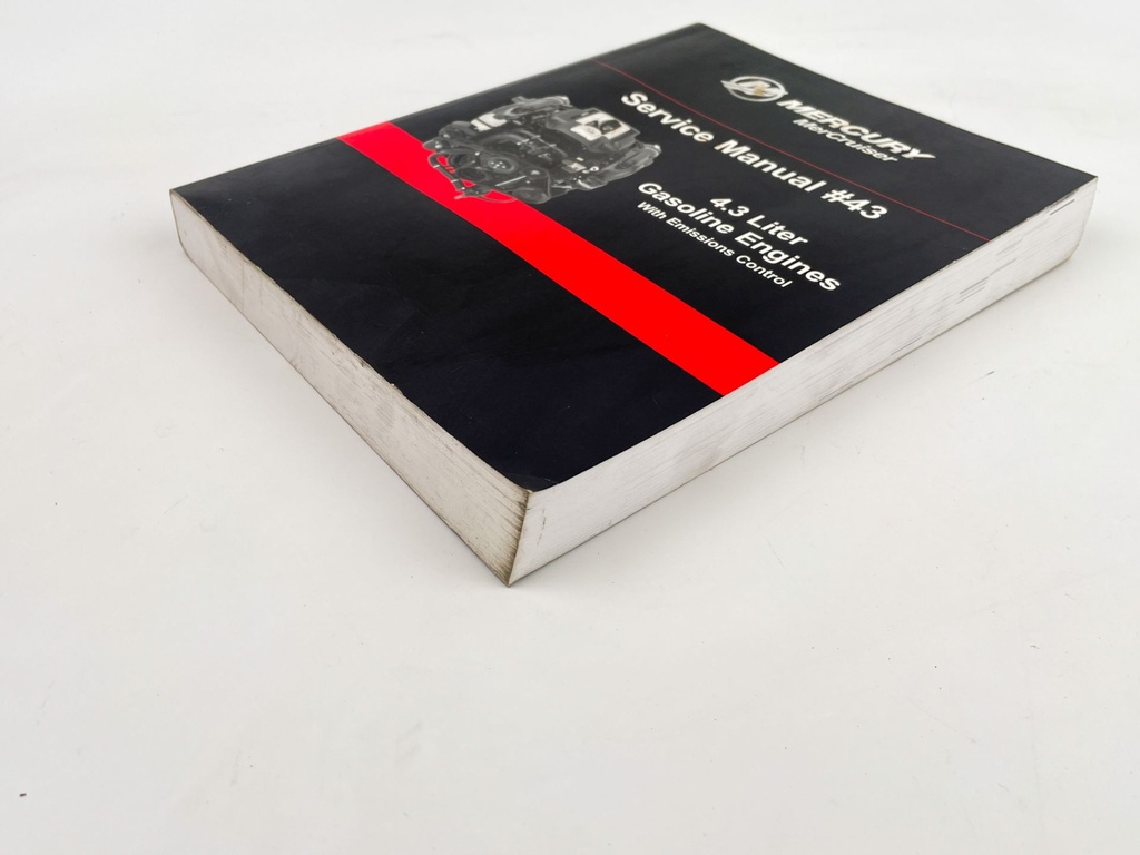 2014 Mercury MerCruiser #43 4.3Liter Gasoline Engine Service Manual 90-8M0041669