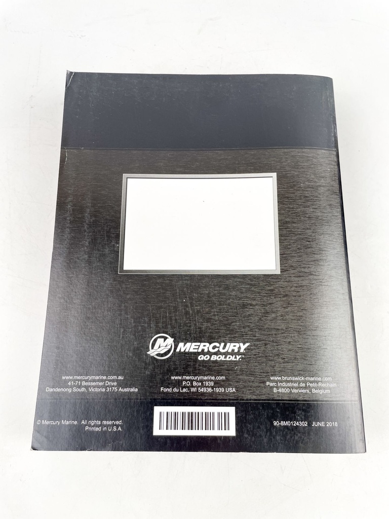 2018 Mercury V6 175-200 V8 225-300 4-Stroke CMS Service Manual 90-8M0124302