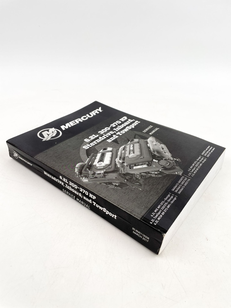 2017 Mercury 6.2L 300-370 HP Sterndrive, Inboard, & TowSport Manual 90-8M0119306