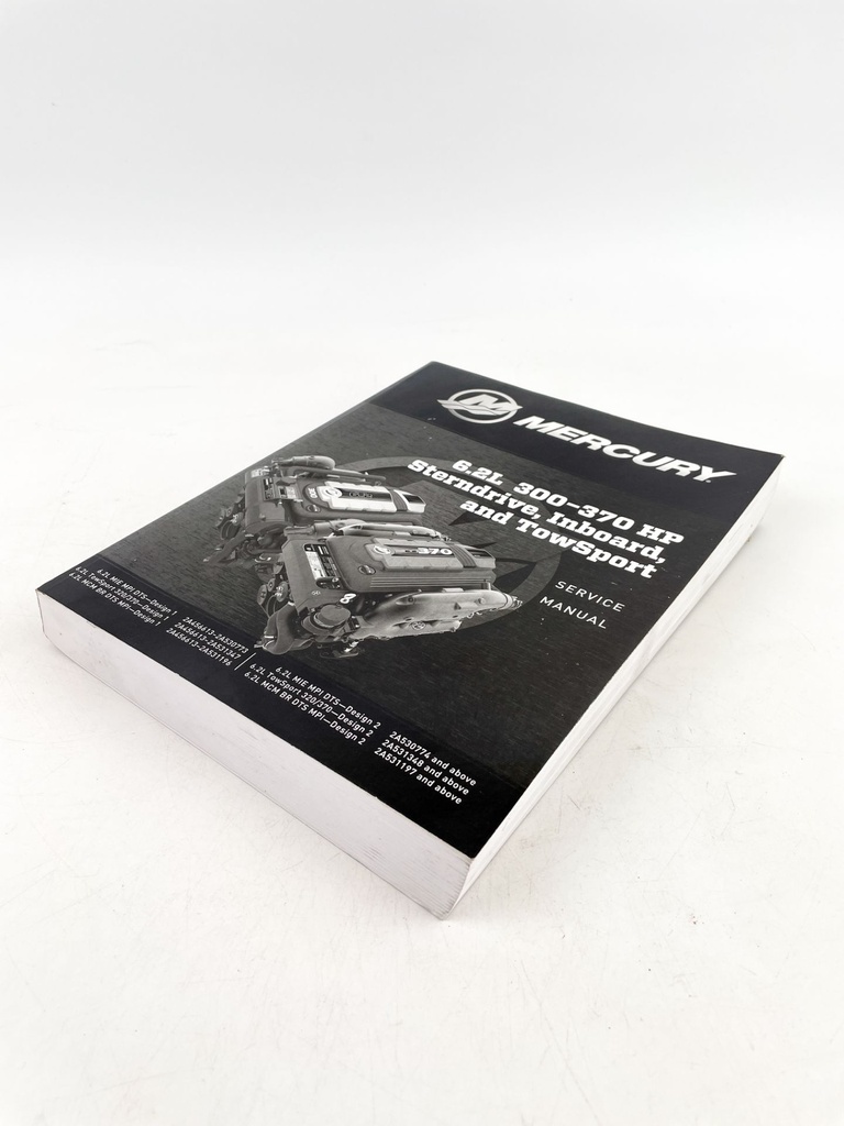 2017 Mercury 6.2L 300-370 HP Sterndrive, Inboard, & TowSport Manual 90-8M0119306