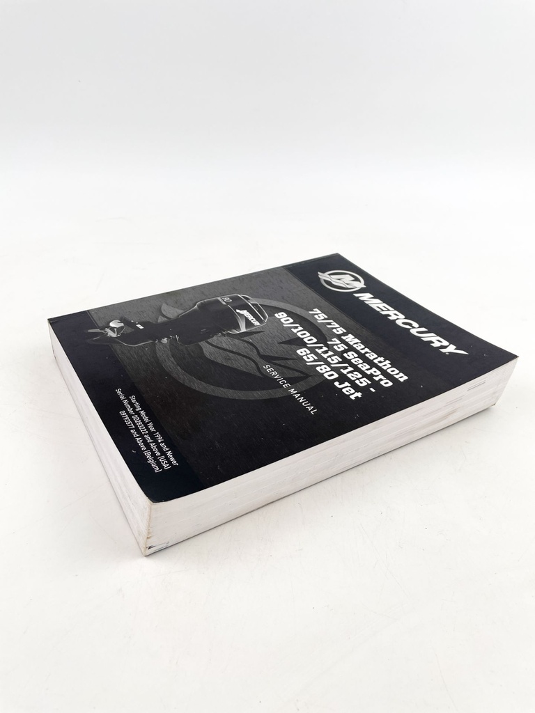 Mercury Service Manual 75/90/100/115/125 65/80 Jet 90-8M0110566