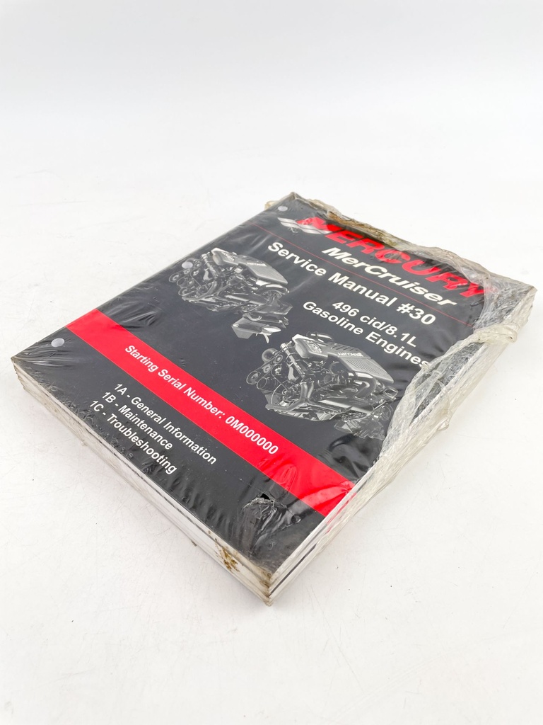 Mercury 90-863161T00, Service Manual #30, 496 CID/8.1 Liter Gas Engines