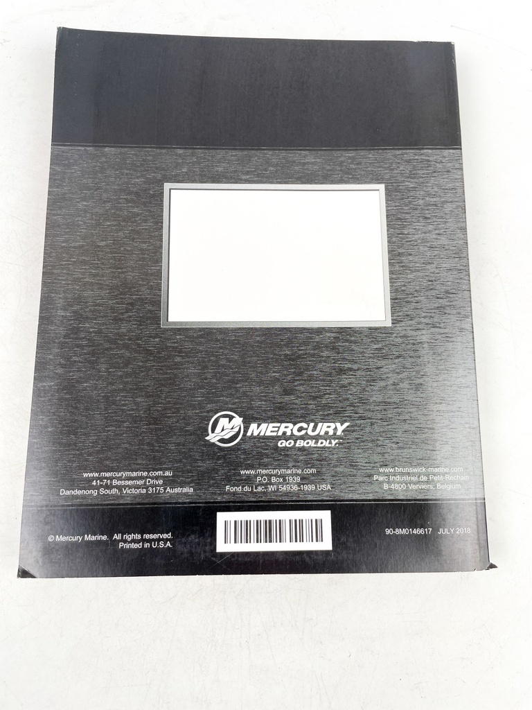 2018 Mercury V6 175-225 V8200-300 4-Stroke Diagnostic Manual 90-8M0146617