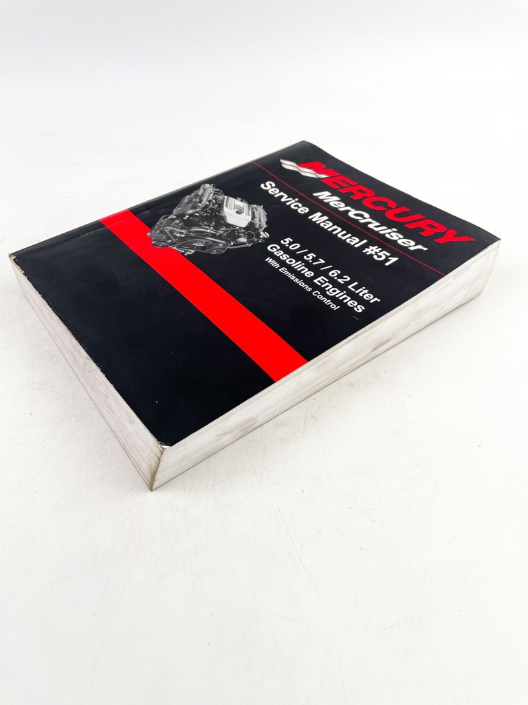 2012 Mercury Mercruiser #51 Service Manual 5.0 5.7 6.2 Gas Engines 90-879288300