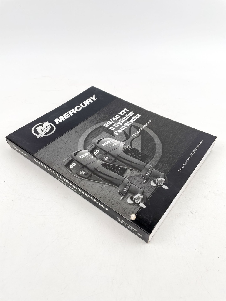 Mercury 2016 30/40 EFI 3 Cylinder FourStroke Service Manual 90-8M0105569