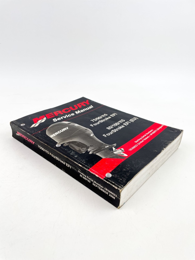 Mercury 75/90/115 FourStroke EFI Service Shop Manual 80 100 115 (EU) 90-899185