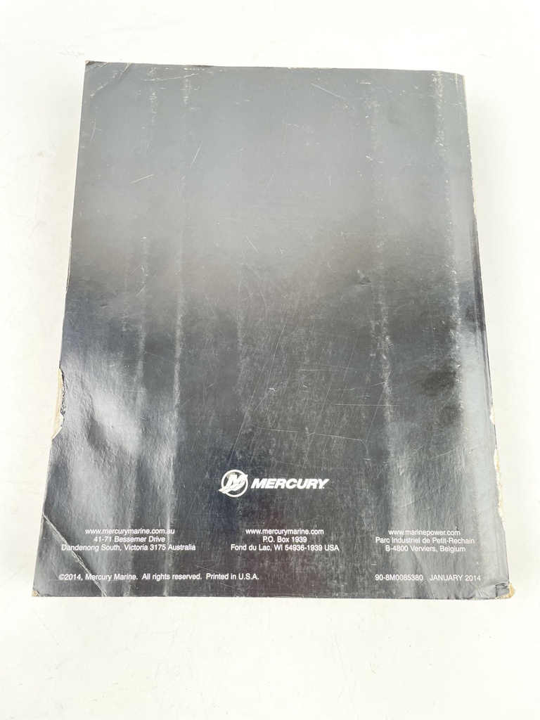 MERCURY 75/90/115 FOURSTROKE EFI SERVICE MANUAL 80/100/115 EU 90-8M0085380