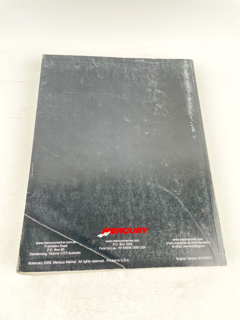 Mercury 50/60 40/50/60 Bigfoot Fourstroke EFI Service Manual 90-899975