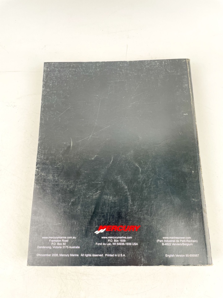 2008 Mercury Marine 15/20 FourStroke Factory Service Manual 90-899987