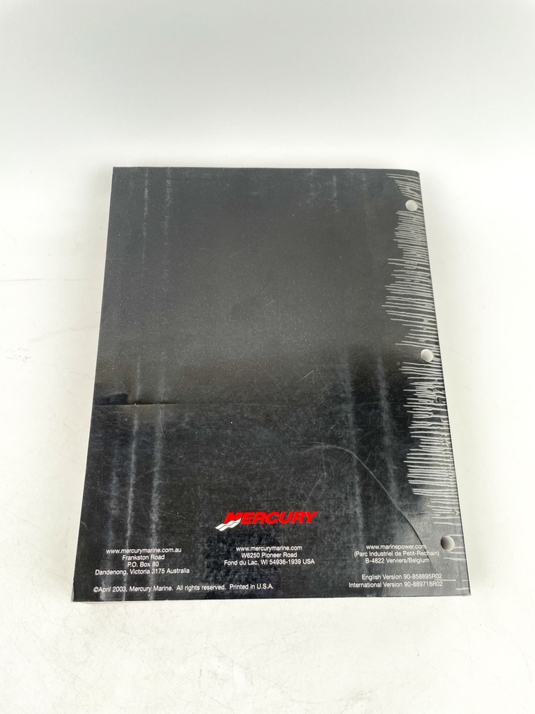 2003 Mercury Marine 75/90 FourStroke Factory Service Manual 90-858895R02