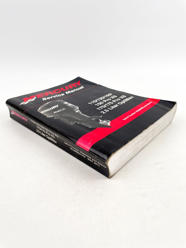 2011 Mercury 115-175 Pro XS 2.5 Liter OptiMax Service Manual 90-8M0057453