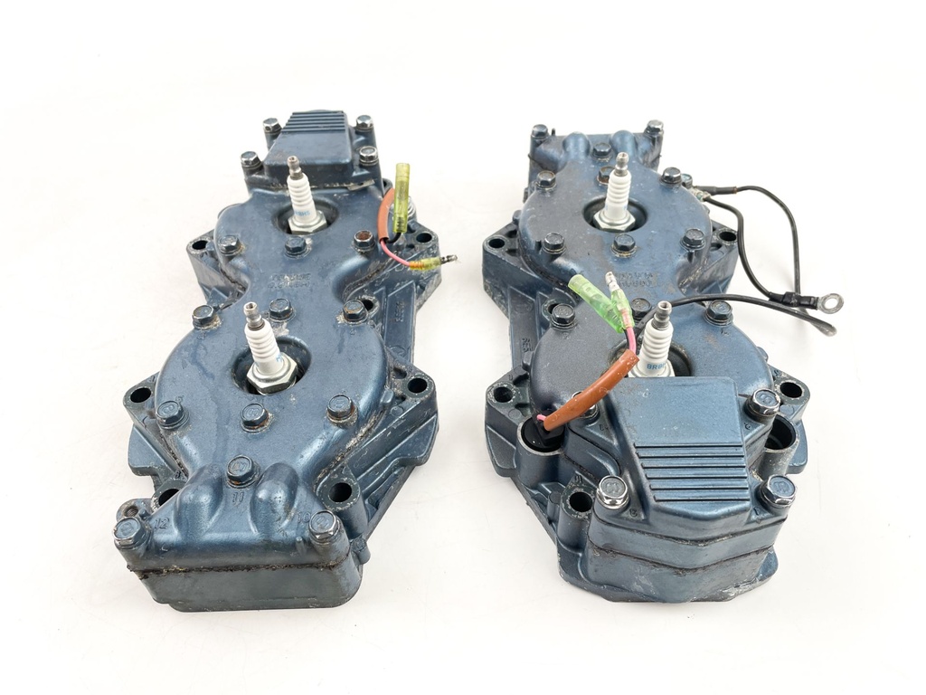 1996 Yamaha 115 HP 2 Stroke Outboard Cylinder Head Set 6E5-11111-10-94 OEM