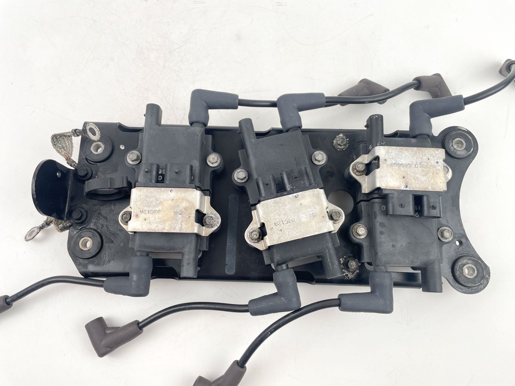 2003 Mercury 200 HP 2 Stroke Outboard Ignition Coil Set W/ Plate 856991A1 OEM