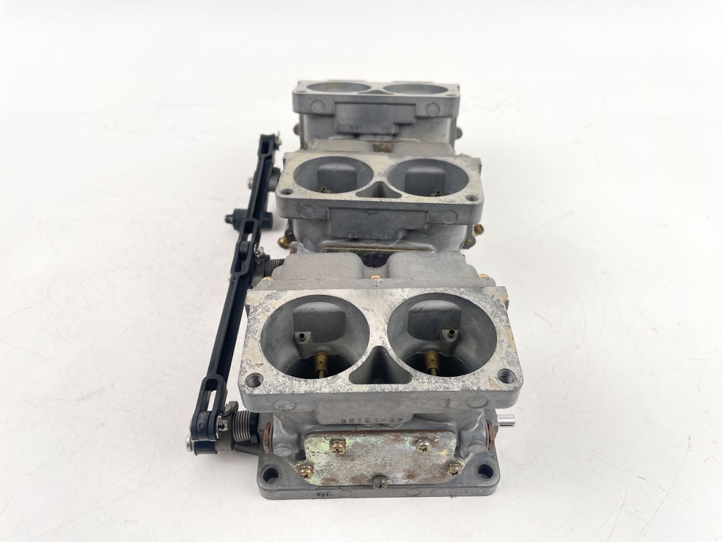 1989 Mercury 150 HP 2 Stroke Outboard Carburetor Set Top Middle Bottom WH-48