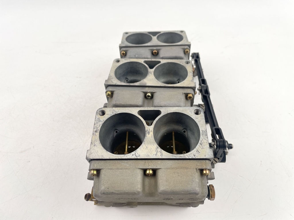 1989 Mercury 150 HP 2 Stroke Outboard Carburetor Set Top Middle Bottom WH-48