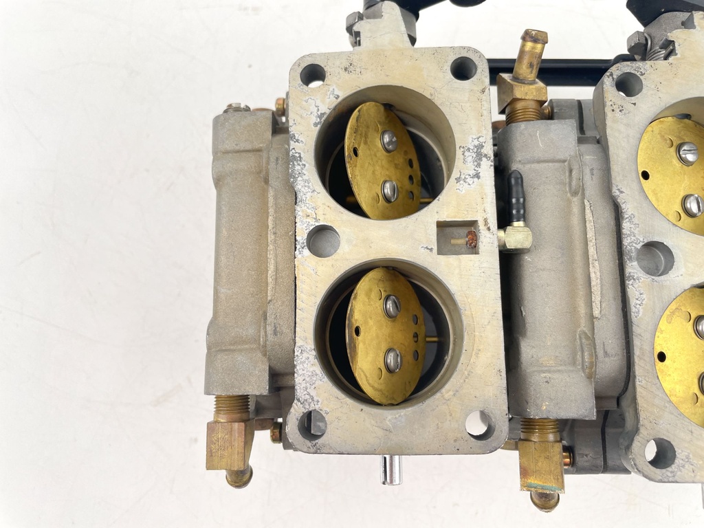 1989 Mercury 150 HP 2 Stroke Outboard Carburetor Set Top Middle Bottom WH-48