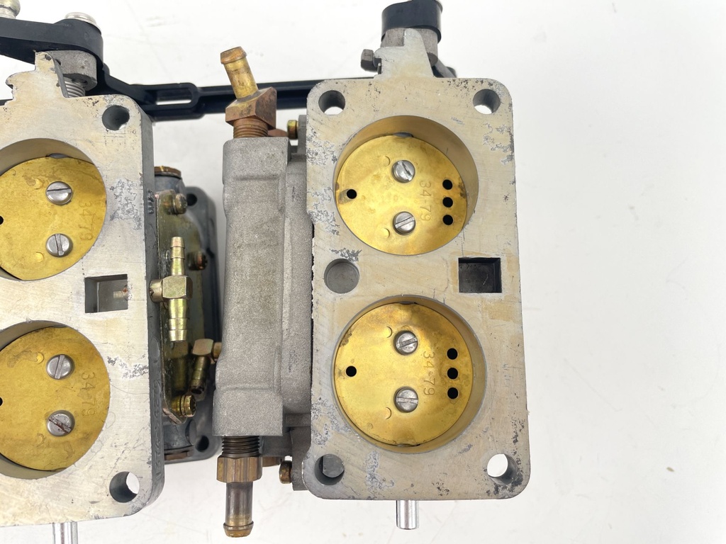 1989 Mercury 150 HP 2 Stroke Outboard Carburetor Set Top Middle Bottom WH-48