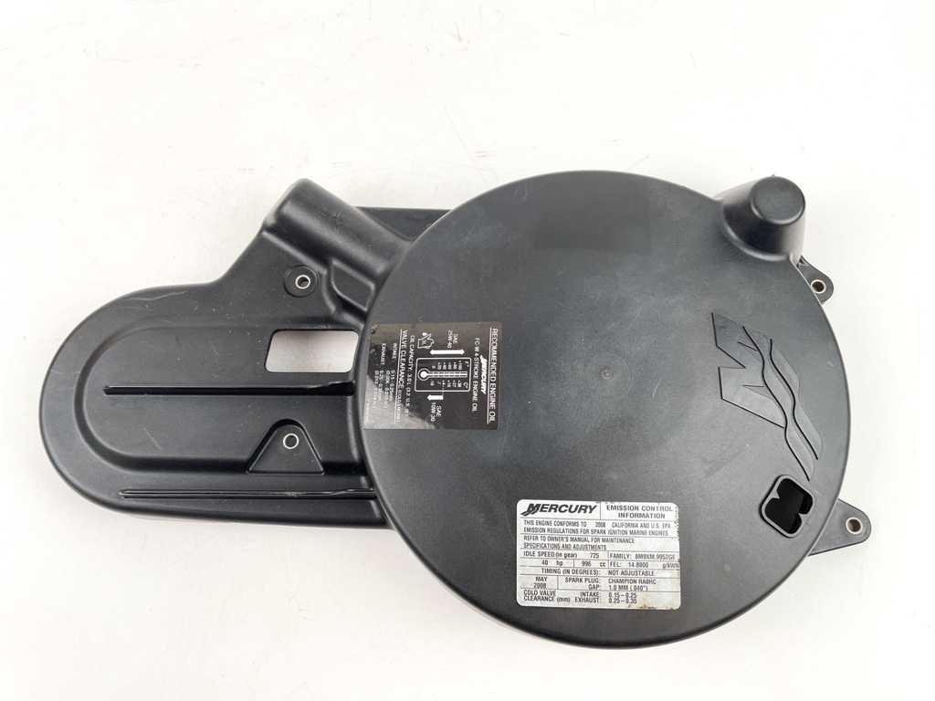 2008 Mercury 40 HP 4 Stroke Outboard Flywheel Cover 859284T2 OEM
