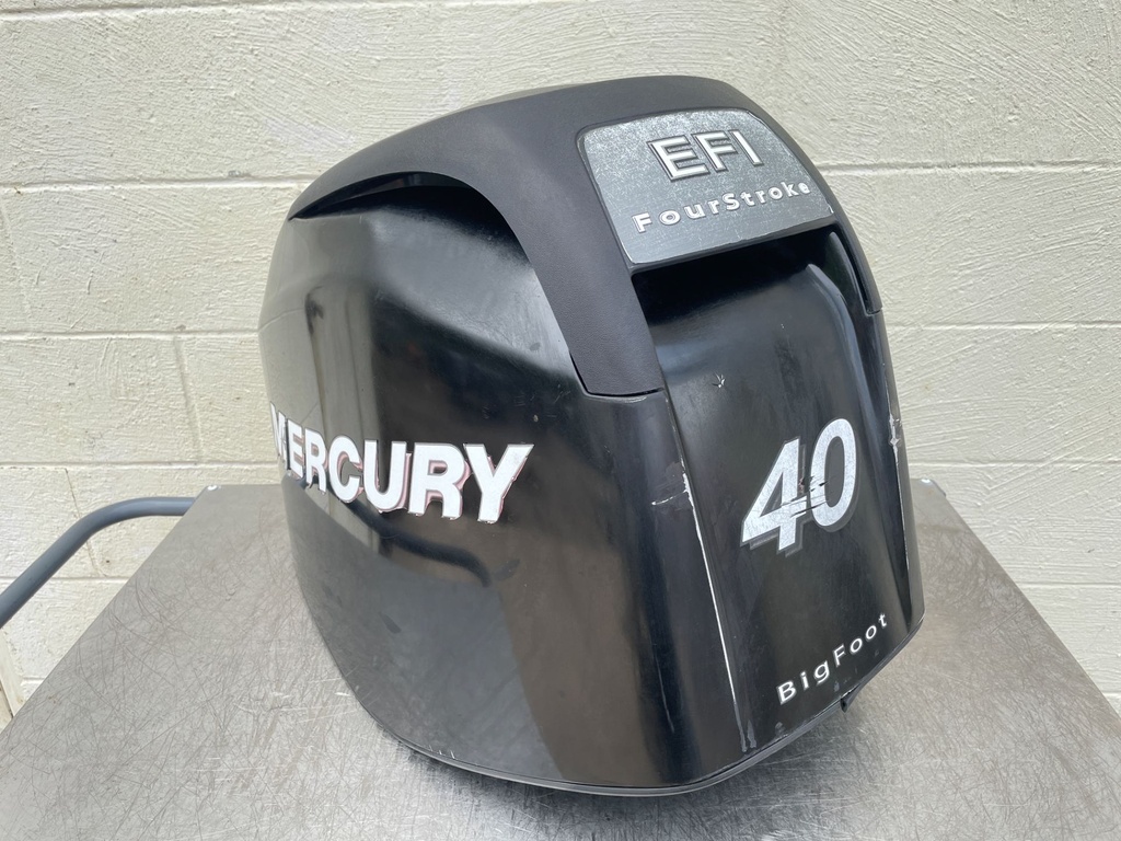 2008 Mercury 40 HP 4 Stroke Outboard Top Cowling Hood Lid 899208T01 OEM