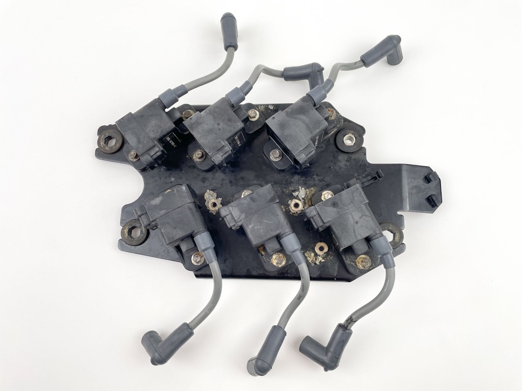 2003 Mercury 200 HP 2 Stroke Outboard Ignition Coil Set W/ Plate 827509T7 OEM