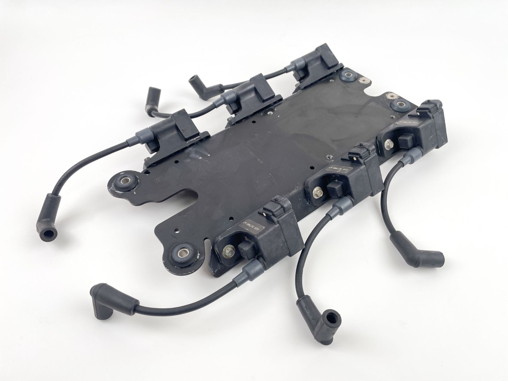 1999 Mercury 225 HP 2 Stroke Outboard Ignition Coil Set W/ Plate 827509T7 OEM