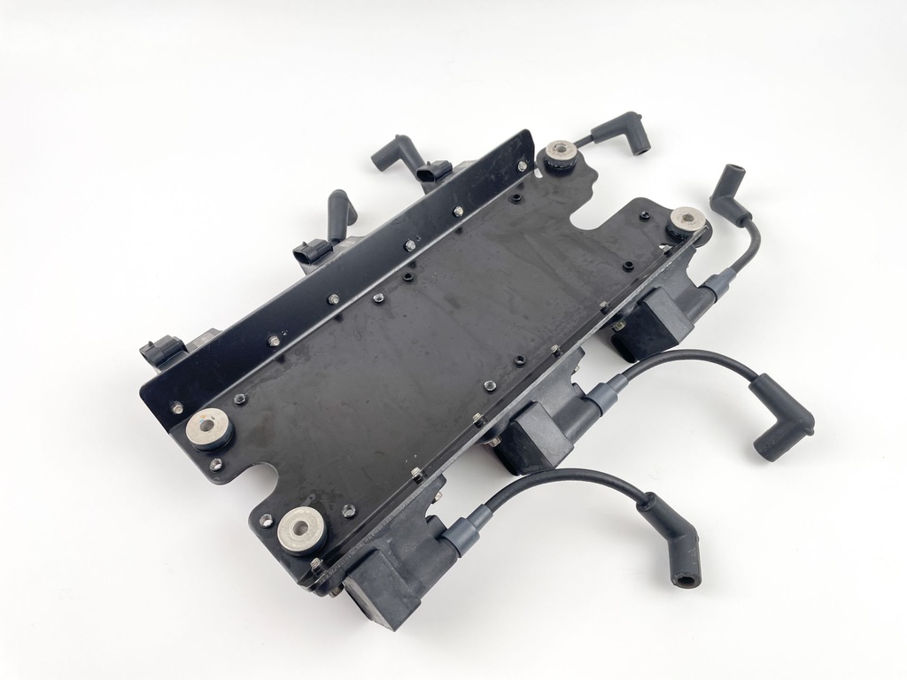 1999 Mercury 225 HP 2 Stroke Outboard Ignition Coil Set W/ Plate 827509T7 OEM