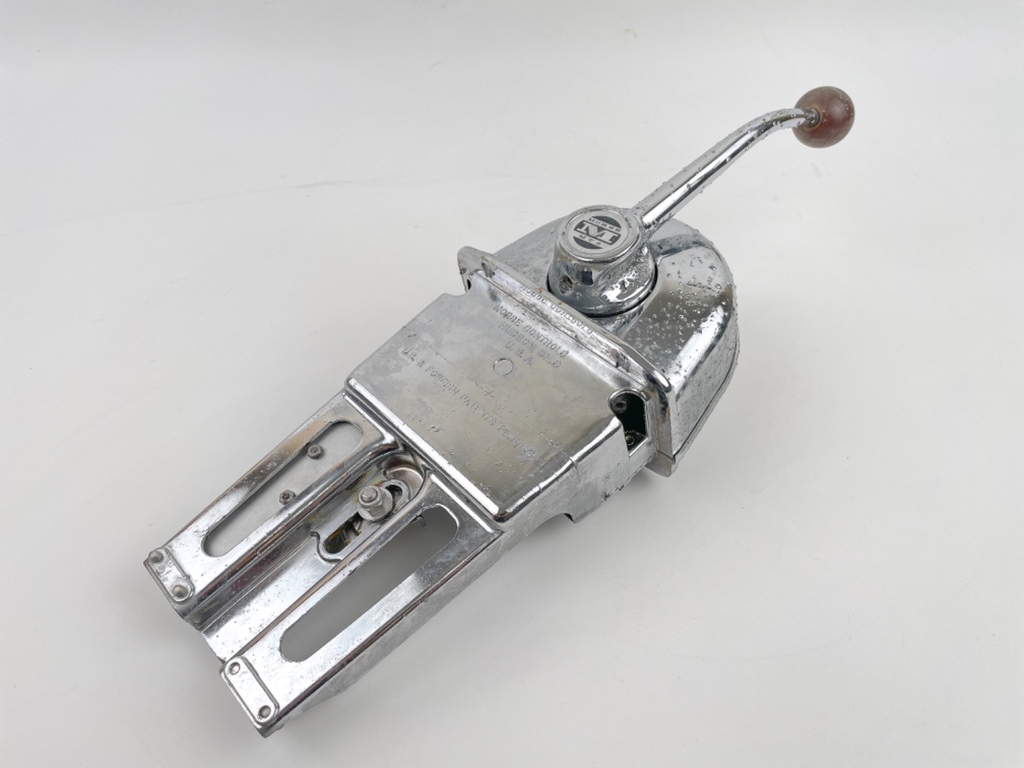 Morse Single Lever Outboard Control Box Lever Assembly - Used