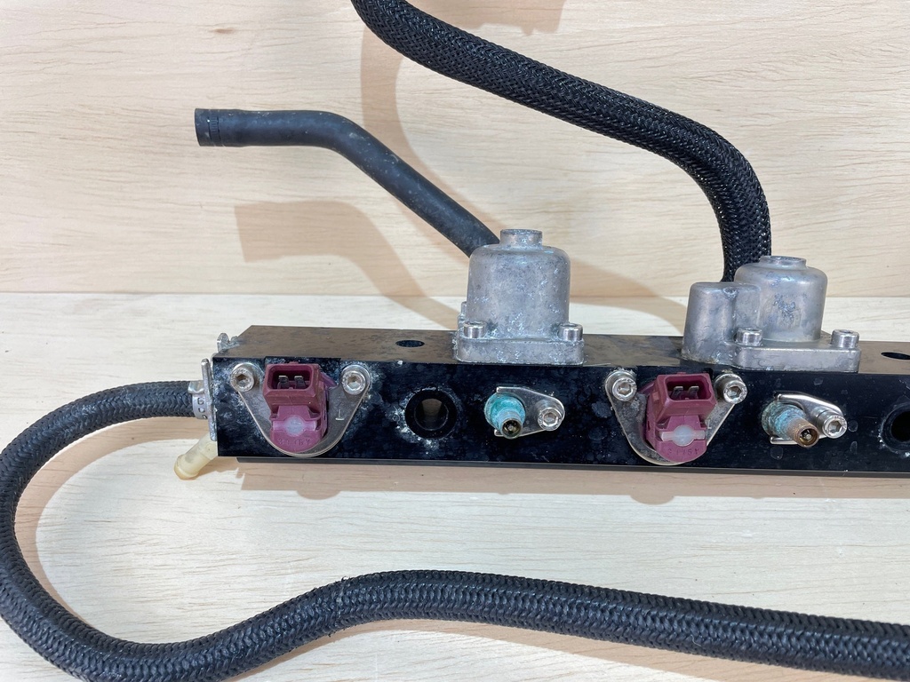 2007 Mercury 90HP Optimax Fuel Injector Set With Rail 804528