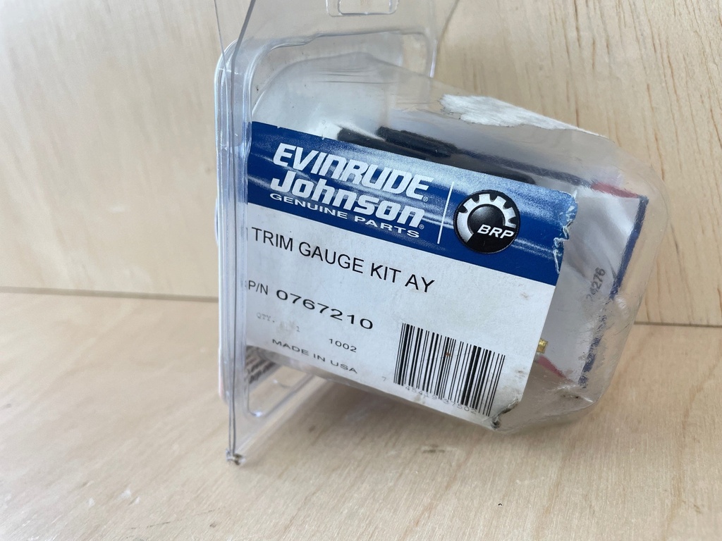Johnson Evinrude OMC 2" Kit Trim Gauge Assembly 0767210 Brand New