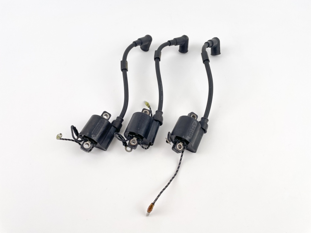 1986 Yamaha 40 HP 2 Stroke Outboard Ignition Coil Set 6H4-85570-20-00 OEM
