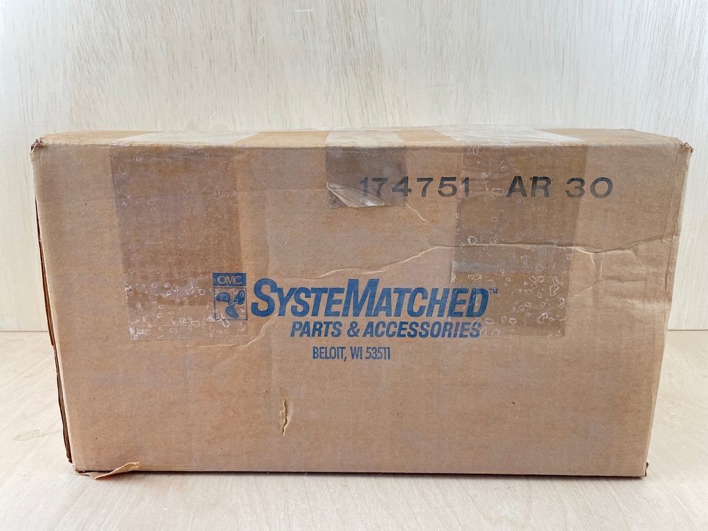 OMC Johnson Top Mount Controls Binnacle Red Plug No Trim / Tilt Brand New 174751