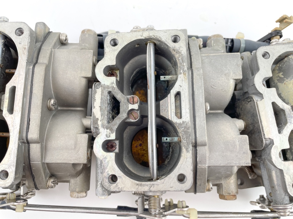 2002 Yamaha 150 HP 2 Stroke Outboard Carburetor Set 64C-14301-S1-00 OEM