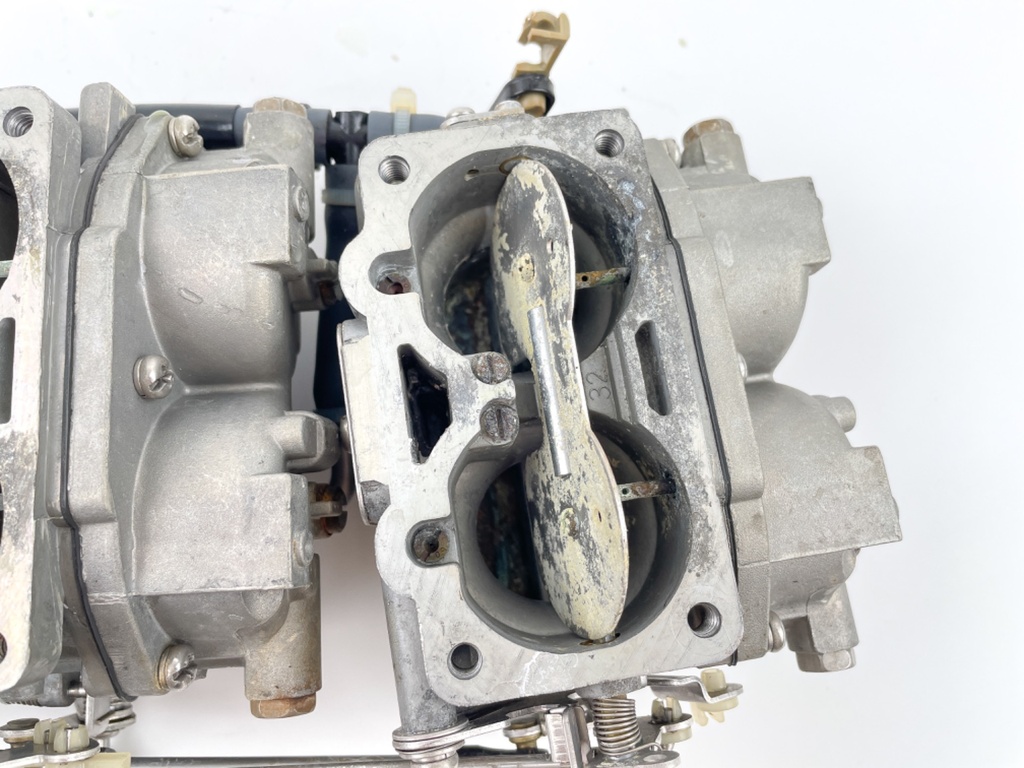 2002 Yamaha 150 HP 2 Stroke Outboard Carburetor Set 64C-14301-S1-00 OEM