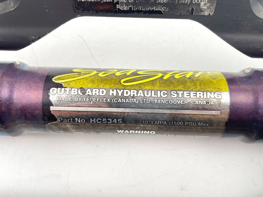 SeaStar Front Mount Outboard Hydraulic Steering Cylinder Assembly Ram HC5345