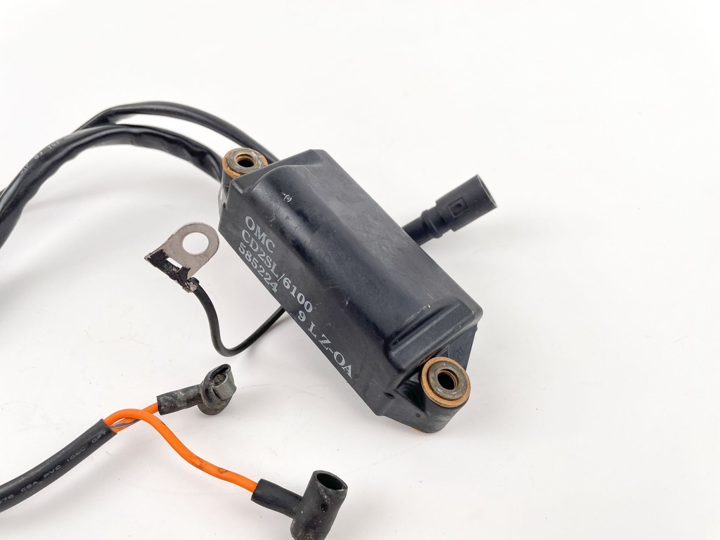 2002 Johnson 25 HP 2 Stroke Outboard Power Pack 0585224 OEM