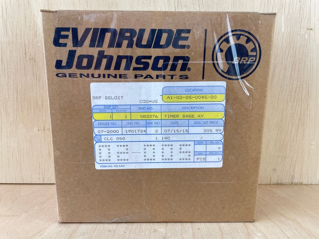 OMC Johnson Evinrude Outboard Timer Base 583376 0583376 OEM Brand New