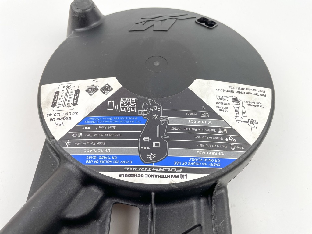 2018 Mercury 60 HP 4 Stroke Outboard Flywheel Cover 859284T2 OEM