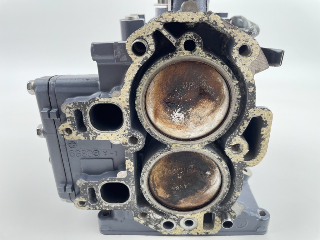 2001 Yamaha 9.9 HP 4 Stroke Outboard Crankcase Short Block Assembly 6G8-15100-05-1S OEM