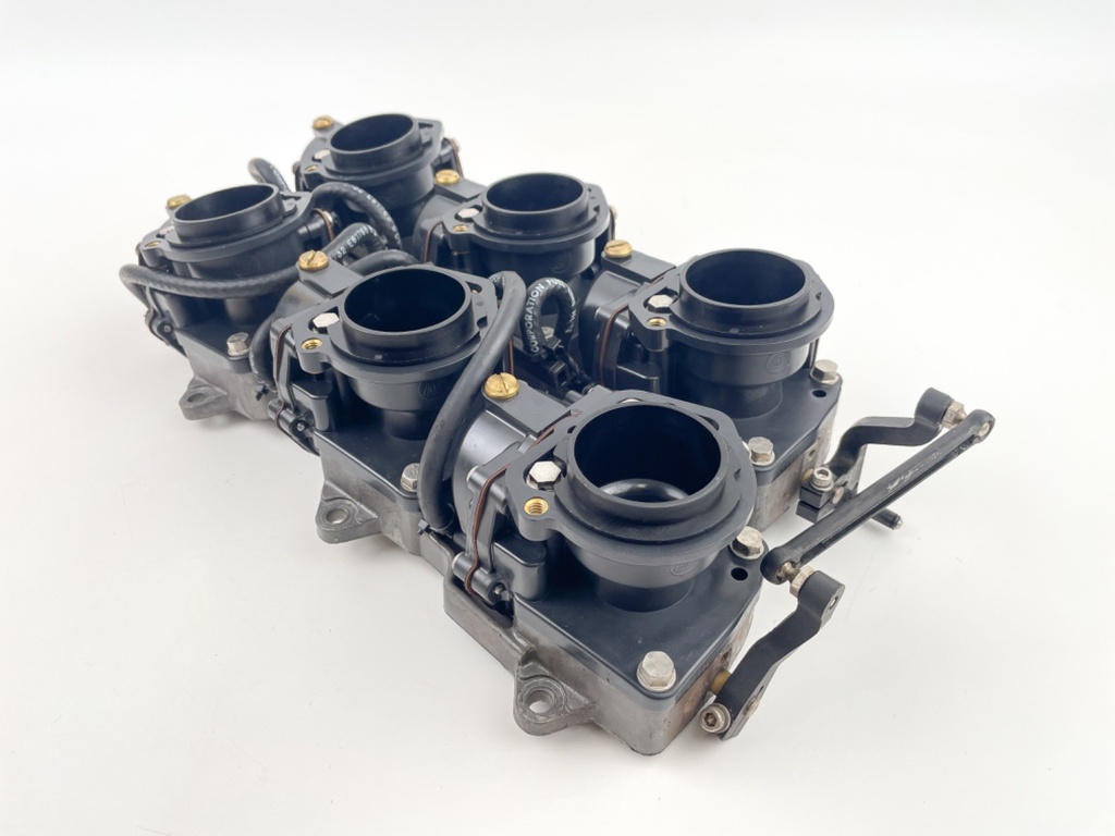 1997 Johnson 200 HP 2 Stroke Outboard Carburetor Set 0437323 OEM