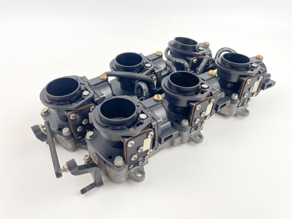1997 Johnson 200 HP 2 Stroke Outboard Carburetor Set 0437323 OEM
